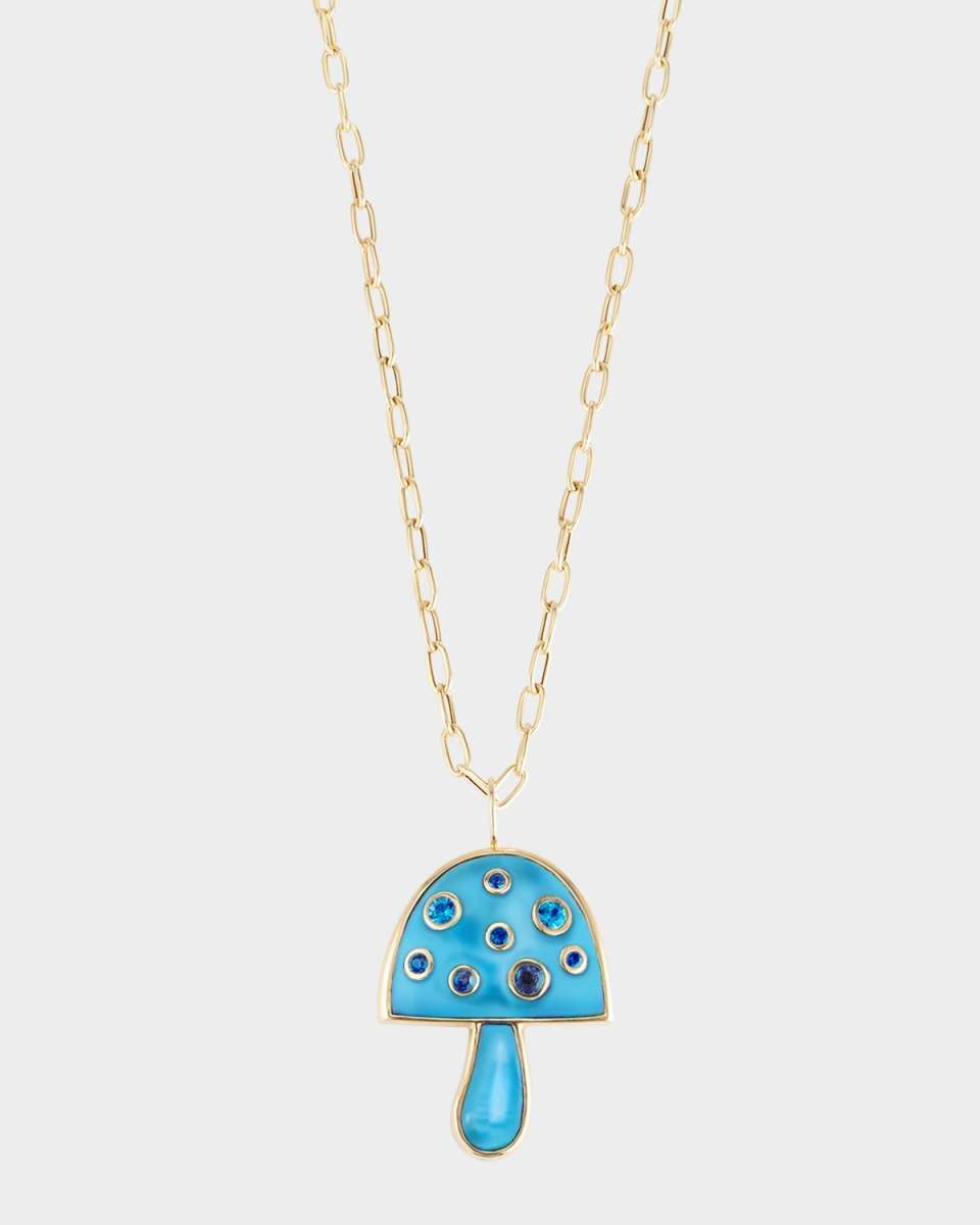 Magic Mushroom Pendant Necklace